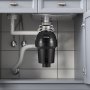 VEVOR Triturador de Basura para Fregadero de Cocina, 1,25 HP, Sistema de Eliminación de Residuos de Alimentos, 4060 RPM, Reducción de Ruido, Cable de Alimentación, para el Hogar, 210 x 210 x 390 mm