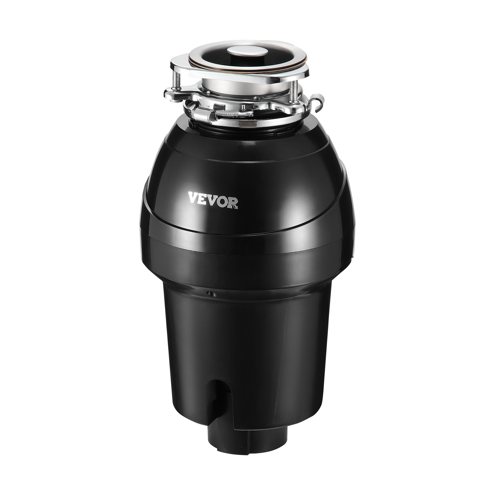 VEVOR Triturador de Basura para Fregadero de Cocina, 1,25 HP, Sistema de Eliminación de Residuos de Alimentos, 4060 RPM, Reducción de Ruido, Cable de Alimentación, para el Hogar, 210 x 210 x 390 mm