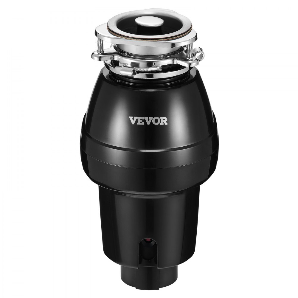 VEVOR Triturador de Basura para Fregadero de Cocina, 1/2 HP, Sistema de Eliminación de Residuos de Alimentos, Montaje 3 Pernos, 3820 RPM, con Cable de Alimentación, para el Hogar, 185 x 185 x 370 mm
