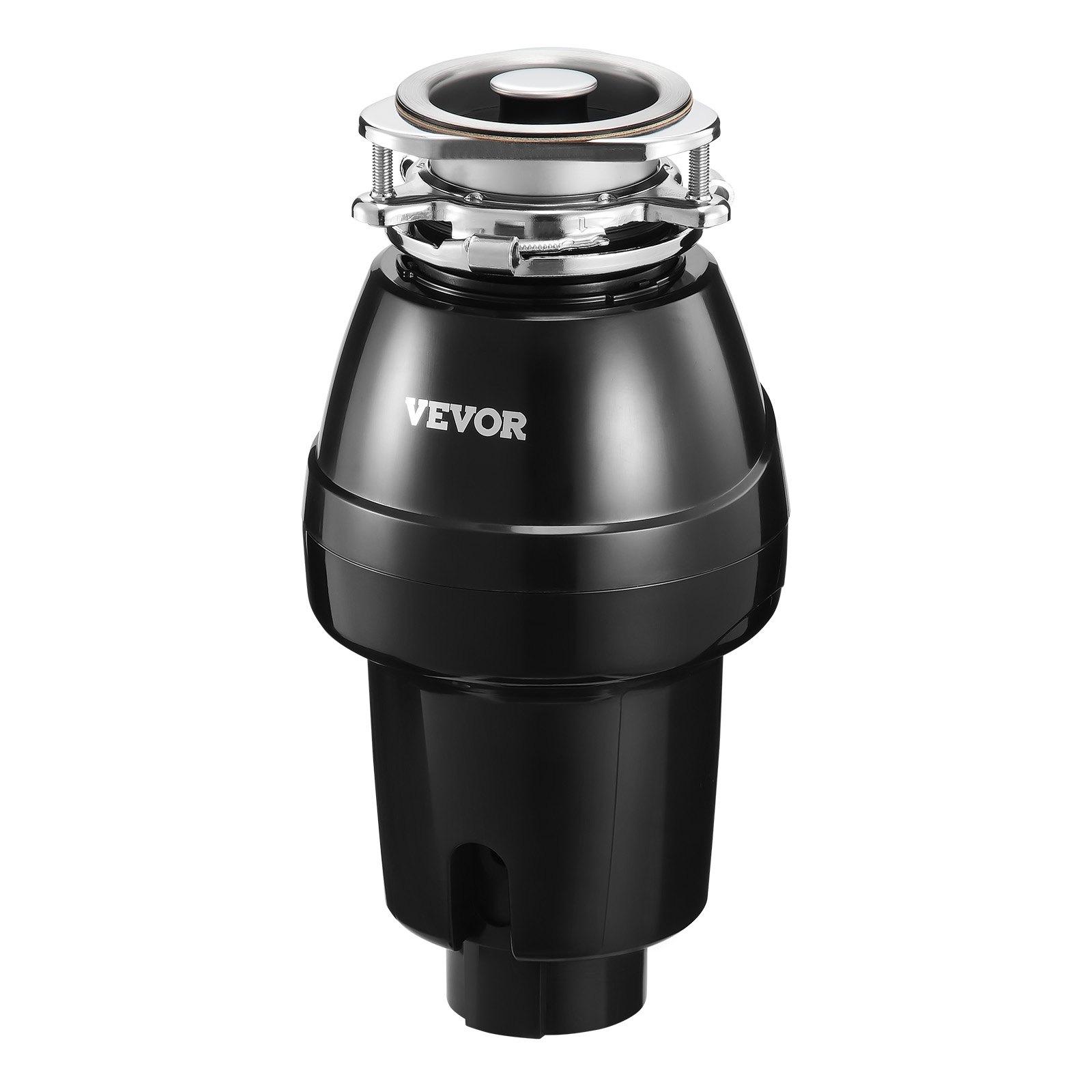 VEVOR Triturador de Basura para Fregadero de Cocina, 1/2 HP, Sistema de Eliminación de Residuos de Alimentos, Montaje 3 Pernos, 3820 RPM, con Cable de Alimentación, para el Hogar, 185 x 185 x 370 mm