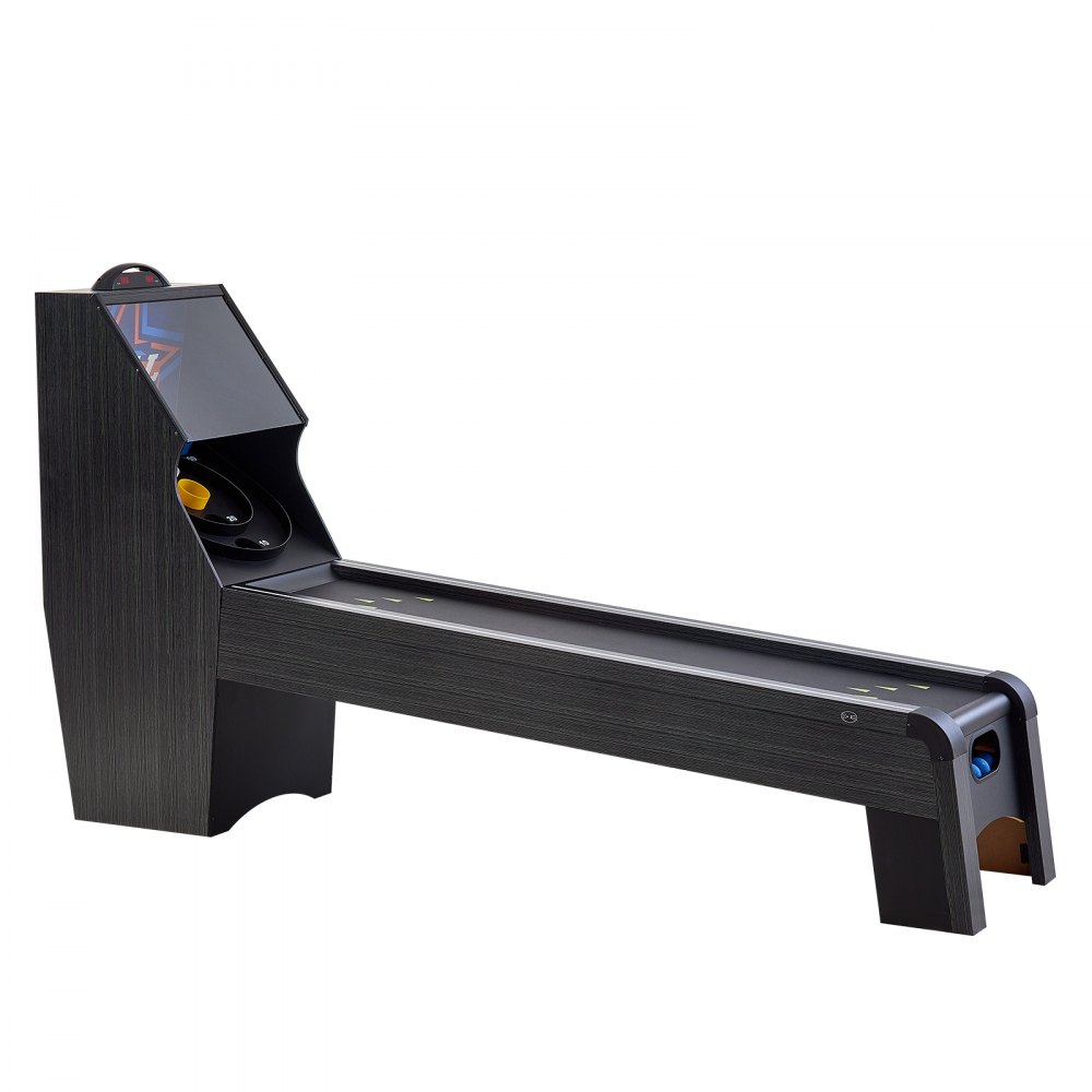 VEVOR Mesa de Juego Arcade Clásica Roll and Score, para Interiores con Marcador Electrónico LED, Sonido, para Sala de Juegos Recreativa para Adultos y Niños, 4 Bolas Incluidas, 2710 x 620 x 1540 mm