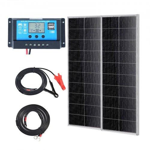 VEVOR VEVOR Generador Solar Portátil 296 Wh 300 W Estación de Energía  Batería de Litio