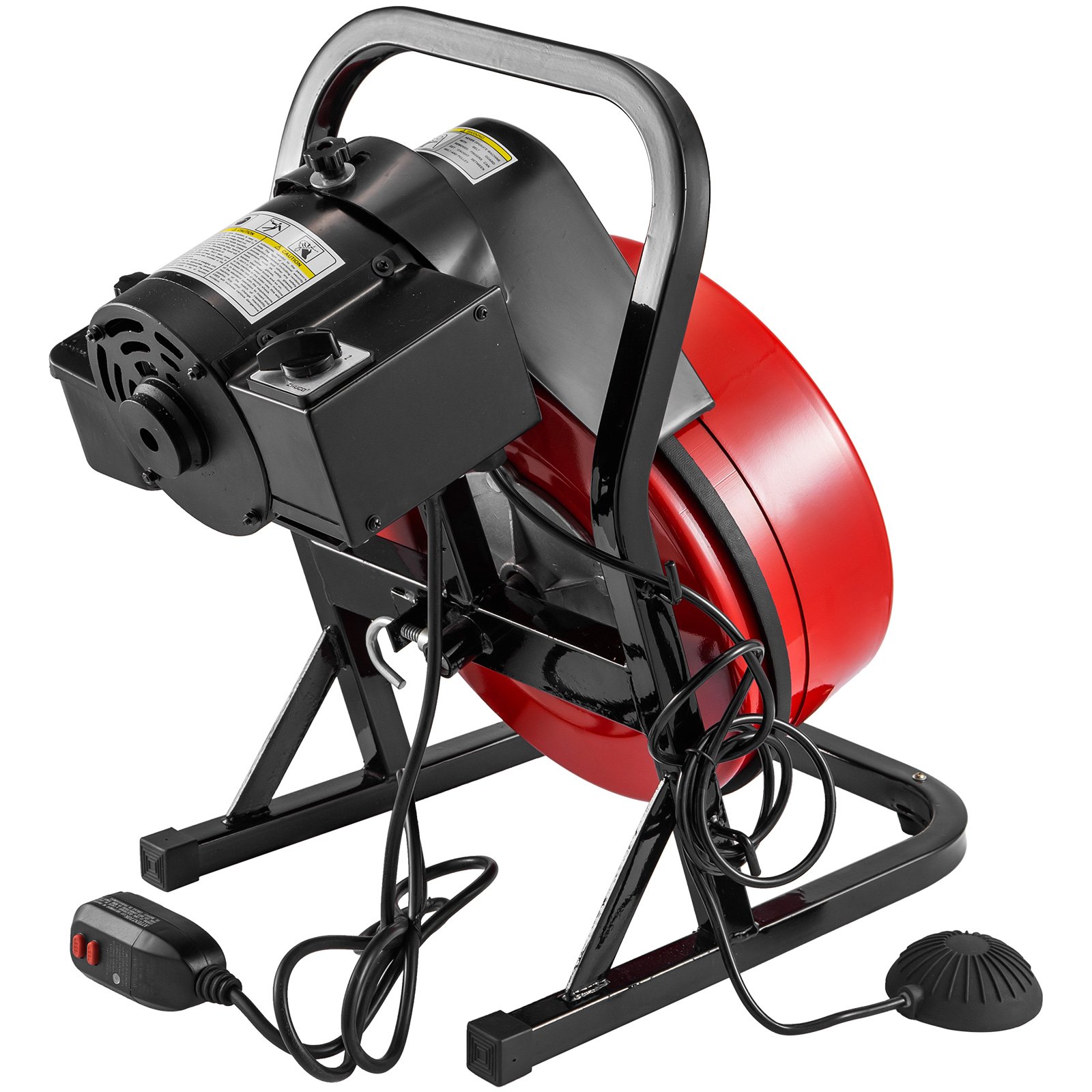 Limpiador De Desagües Máquina De Limpieza De Desagües De 250w Con 5 Cortadores