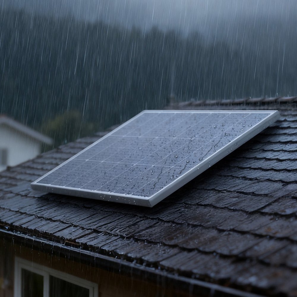 VEVOR Panel Solar Monocristalino 200 W, Eficiencia Conversión ≥23 %, con Salida MC4 Estable y Marco de Aluminio, Impermeable, para Coches, Barcos, Autocaravanas y Techos Planos, 1340 x 760 x 35 mm