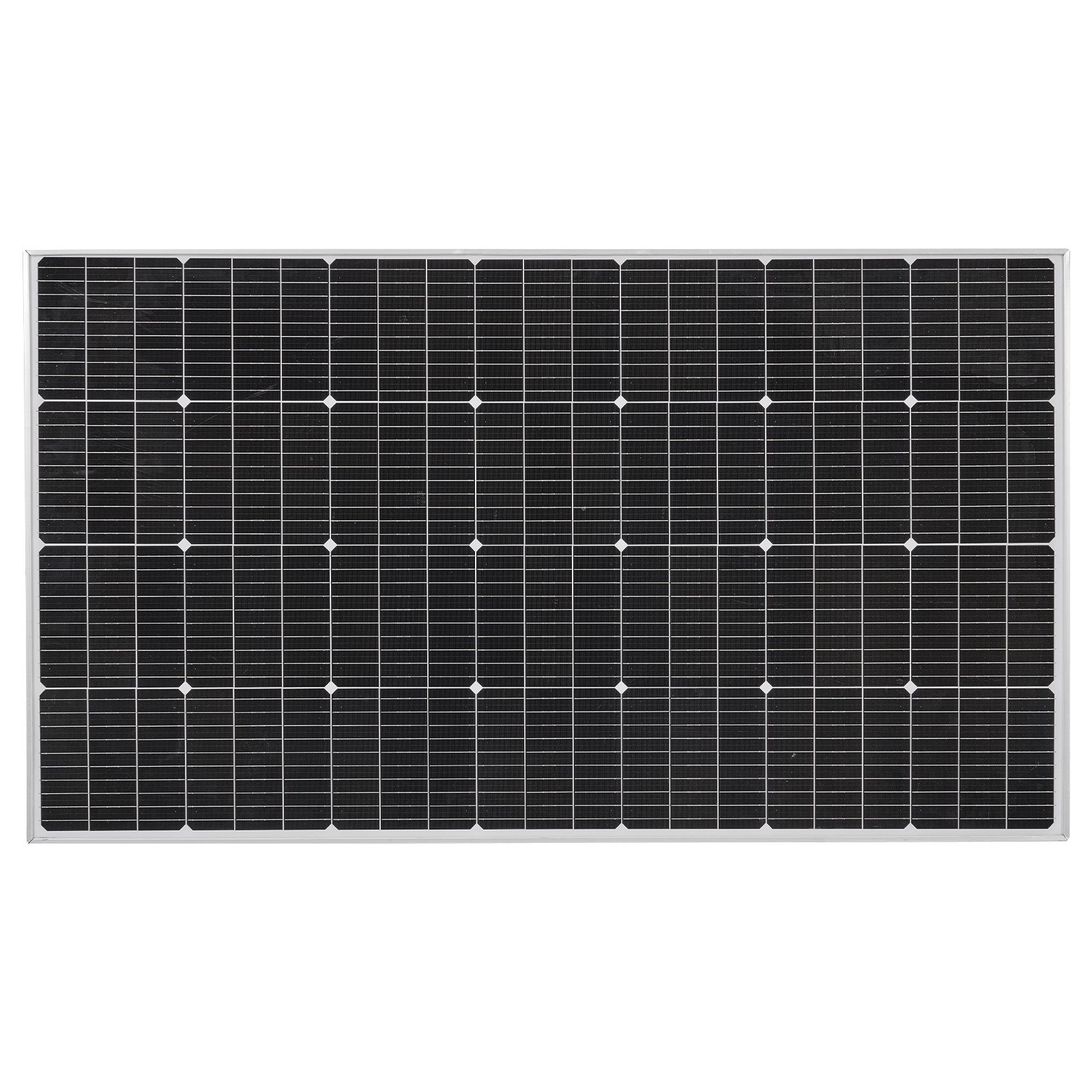 VEVOR Panel Solar Monocristalino 200 W, Eficiencia Conversión ≥23 %, con Salida MC4 Estable y Marco de Aluminio, Impermeable, para Coches, Barcos, Autocaravanas y Techos Planos, 1340 x 760 x 35 mm