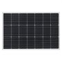 VEVOR Paneles Solares Monocristalinos de 100 W, 895 x 580 x 30 mm, con Salida MC4 Estable y Marco de Aluminio, Resistente al Agua IP65 para Coches, Barcos, Autocaravanas y Techos Planos, 2 uds