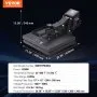 VEVOR Heat Press Machine 38 x 38 cm Heat Transfer Machine for T-Shirts, for Heat Transfer Vinyl, Fast and Even Heating, High Pressure for Digital Industrial-Quality Sublimation Printer, Black