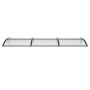 VEVOR Awnings for Door Entrance, 38 x 117 in, Exterior Front Door Window Awnings with Drainage & ABS Bracket, Rain Snow Sun Protection, Overhang Polycarbonate Door Canopy for Porch Patio, Clear