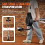 VEVOR Trono de Tambor con Respaldo, 490-640 mm de Altura Ajustable, Asiento Hidráulico Acolchado para Tambor con Pies Antideslizantes Baquetas 227 kg, Capacidad Máxima, Giro de 360° para Bateristas