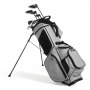 VEOVR Bolsa de Palos de Golf con Divisor Individual de 14 Vías, 7 Bolsillos de Almacenamiento, Bolsa de Golf de Poliéster, con Correas para Hombros, Soporte, Cubierta para Lluvia, para Adultos