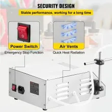 Máquina de Llenado de Líquidos Pantalla LCD Bomba de Control Digital 5-3500ML