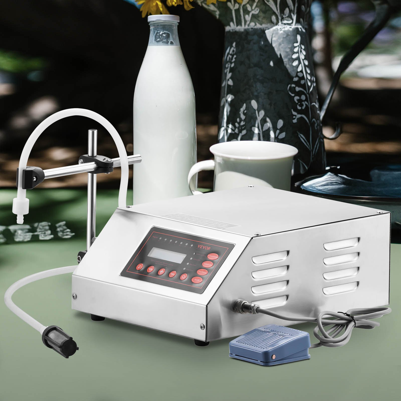 VEVOR GFK-160 Liquid Filling Machine 5-3500 ml 30W Liquid Filling Machine Filler Liquid Filling Machine