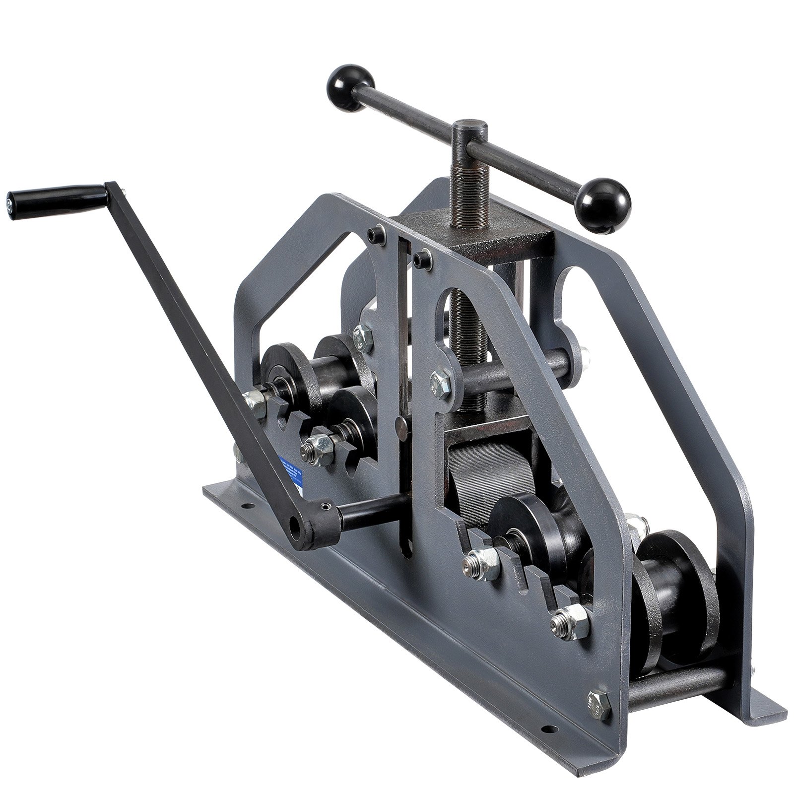 VEVOR Dobladora de Tubos Manual 1-1/2" 6 Troqueles Herramienta para Doblar Tubos de Aluminio Cobre de 360° para Tubos Cuadrados, Redondos, Barras Planas para Aire Acondicionado, Reparación de Autos