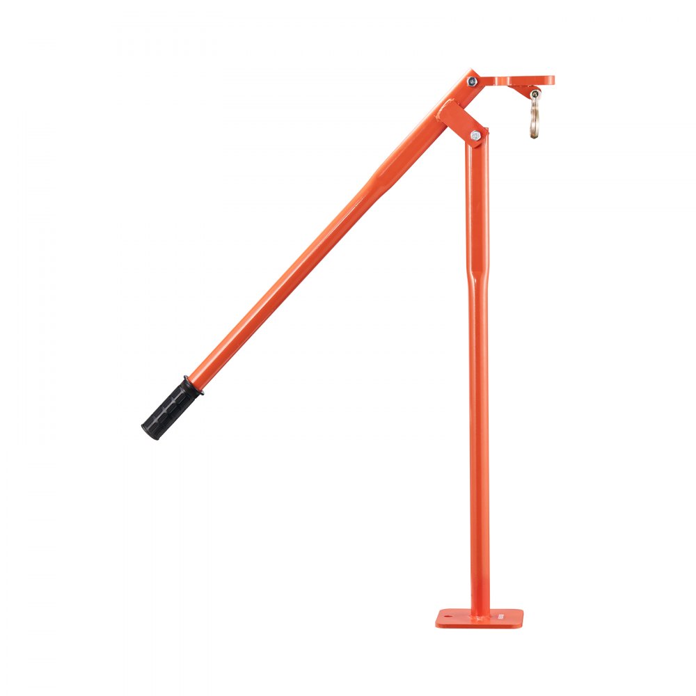 VEVOR Extractor de Postes en T de 914 mm, Carga de 300 kg, para Postes de Valla Redondos, los de Señalización y Tocones de Árboles, Cadena de Elevación no Incluida, 914 x 150 x 150 mm, Naranja