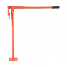 VEVOR Extractor de Postes en T de 914 mm, Carga de 300 kg, para Postes de Valla Redondos, los de Señalización y Tocones de Árboles, Cadena de Elevación no Incluida, 914 x 150 x 150 mm, Naranja