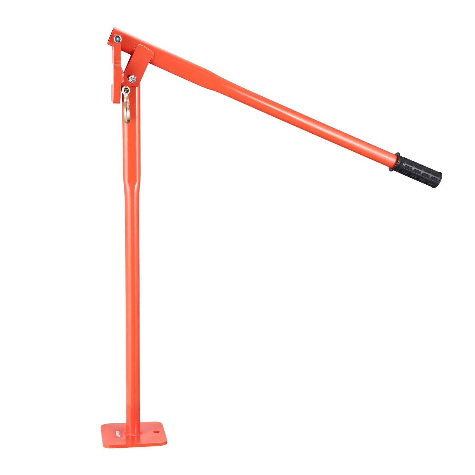 VEVOR Extractor de Postes en T de 914 mm, Carga de 300 kg, para Postes de Valla Redondos, los de Señalización y Tocones de Árboles, Cadena de Elevación no Incluida, 914 x 150 x 150 mm, Naranja