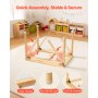 VEVOR Mesa Sensorial para Niños Plegable, Mesa de Madera de Actividades Infantil, con Tablerode Dibujo de Doble Cara Cajas de Almacenamiento, Multifuncional para Juegos Educación Exploración de Niños