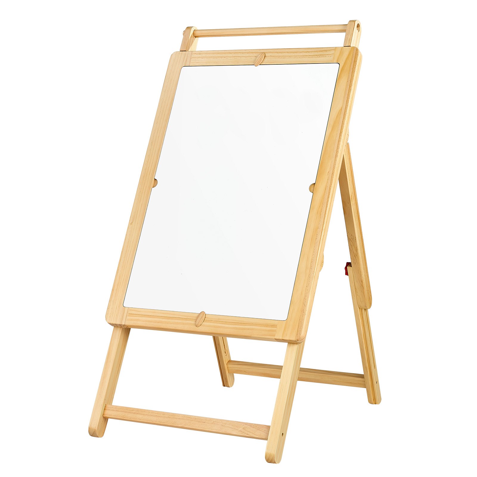 VEVOR Mesa Sensorial Infantil, Mesa de Madera de Actividades para Niños, con Tablero de Doble Cara y Cajas de Almacenamiento, Caballete Multifuncional para Niños, para Juegos de Agua y Arena Dibujar