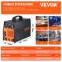 VEVOR Máquina de Soldadura por Plasma 3 en 1 Máquina Combinada de Corte por Plasma TIG/MMA CT-312 Cortadora de Plasma de 30 A Soldadora TIG de 120 A y Soldadora de Varilla de 120 A
