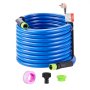 VEVOR Manguera de Agua Potable Calentada para RV 15,2 m Anticongelante -42,7 °C Autorregulación Automática Diámetro Interior de 5/8" con Kit de Accesorios de Conexión Rápida sin Plomo sin BPA