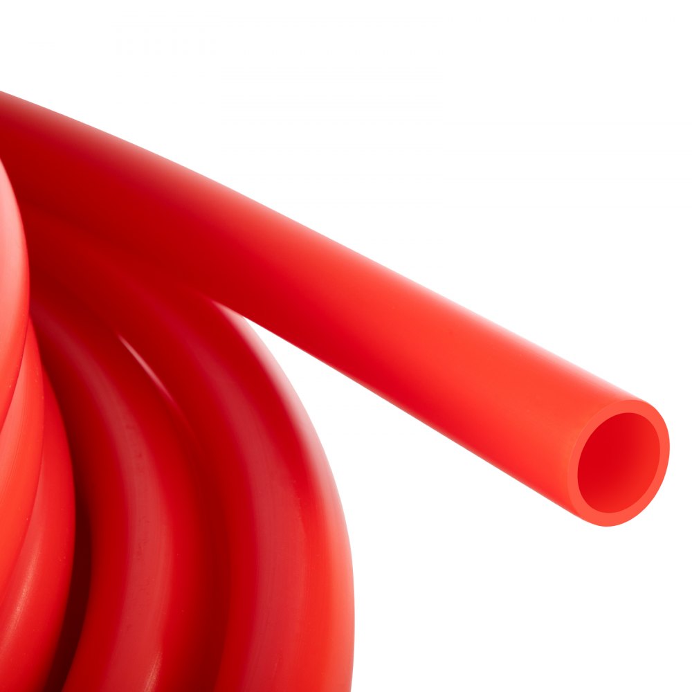 VEVOR Tubo PEX (Barrera sin Oxígeno) 1", Tubería Multicapa de Color Rojo, Tubo Multicapa 500 Pies, Tubo Conector Multicapa para Grapado (entre Viguetas) Suelo Radiante y Sistemas de Fusión de Hielo
