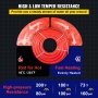 VEVOR Tubo PEX (Barrera sin Oxígeno) 1", Tubería Multicapa de Color Rojo, Tubo Multicapa 500 Pies, Tubo Conector Multicapa para Grapado (entre Viguetas) Suelo Radiante y Sistemas de Fusión de Hielo