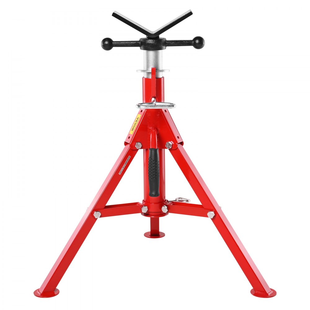 VEVOR Soporte de Tubos Cabeza en Forma de V 1134kg 61-107cm Acero al Carbono