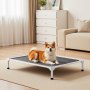 VEVOR Cama Elevada para Perros 1065 x 760 x 180 mm Estructura de Metal Malla Transpirable Cama para Mascotas Portátil Carga de 40 kg para Mantener Frescas a las Mascotas Interior Exterior, Talla L
