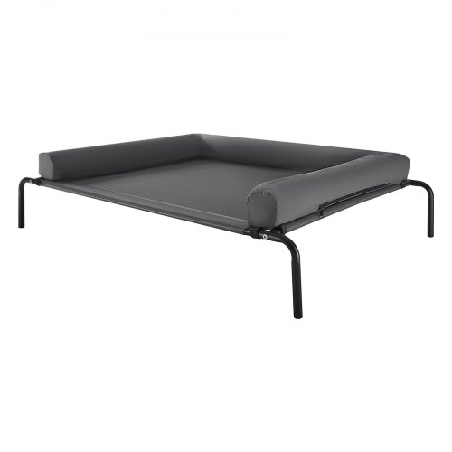 VEVOR Cama Elevada para Perros 1225 x 900 x 200 mm con Almohada Estructura de Metal Malla Transpirable Cama para Mascotas Portátil Carga de 50 kg para Mantener Frescas a las Mascotas, Talla XL