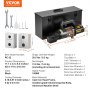 VEVOR Cortadora Varillas Refuerzo Hidráulica Eléctrica 1500 W 435 x 110 x 210 mm