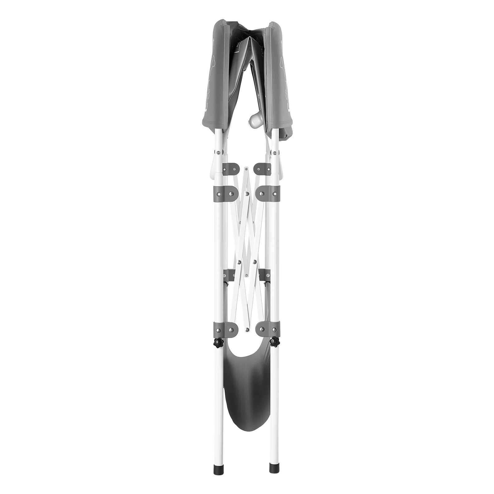 VEVOR Bañera Elevada para Perros Gatos con Soporte, Bañera Plegable Portátil para Mascotas Pequeñas y Medianas hasta 30 kg, Estación de Baño con Estructura en X, Desagüe, Estante y Barra para Toallas