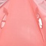 VEVOR Kids Play Tent Pine Wood Teepee Tent for Kids Cotton Canvas Pink, for Toddlers Girls Boys Play, Indoor & Outdoor, with Padded Mat, Stars Lights, Carry Bag, Flag, Breathable Window, Pompom