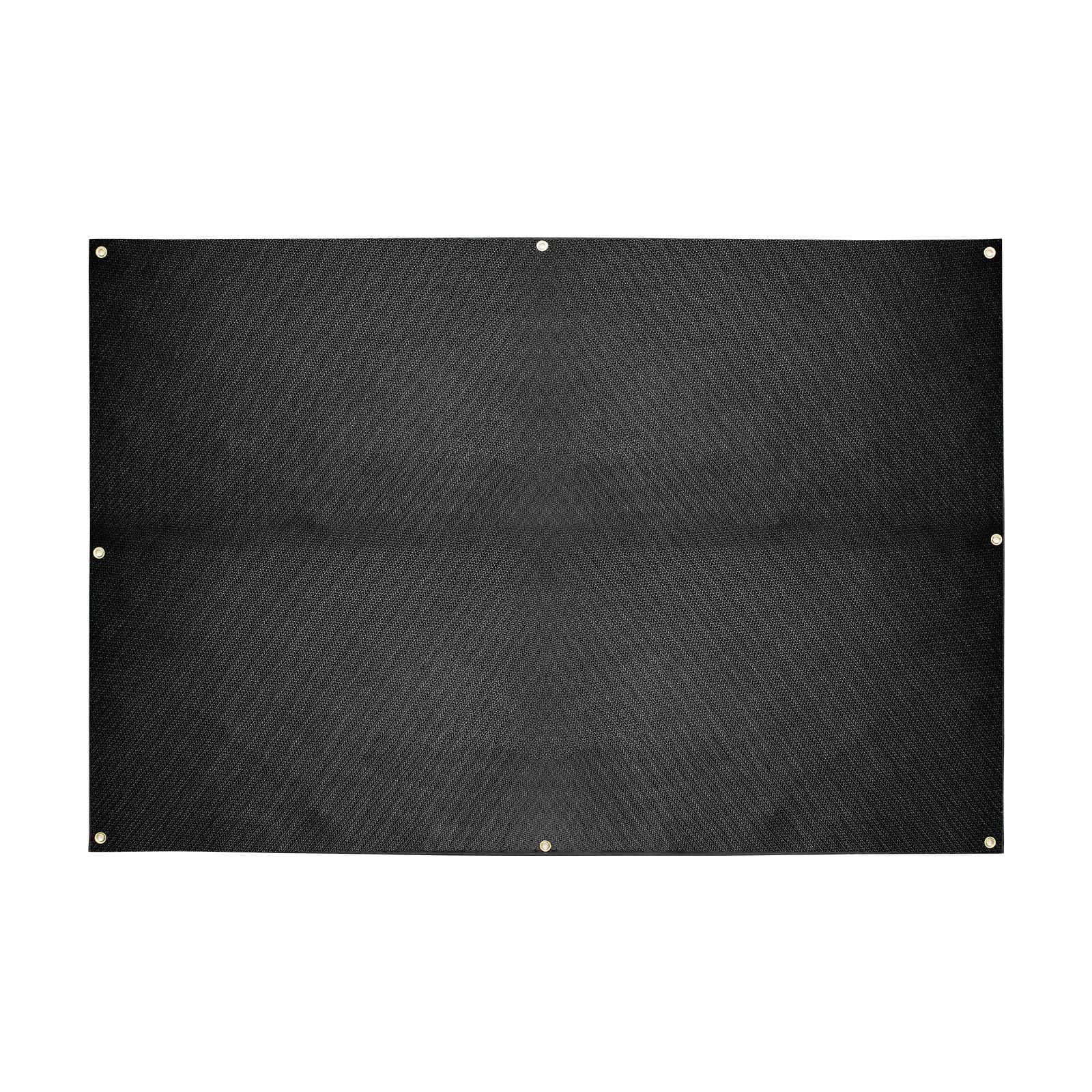 VEVOR Manta de Soldadura, 1829 x 2438 mm, Manta Ignífuga de Fibra de Vidrio Recubierta de Silicona, Resistente al Calor hasta 982 °C, con Ojales Metálicos, para Talleres y Garajes, Color Negro