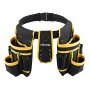 VEVOR Tool Belt, Magnetic Tool Pouch for Men, 28 Pockets Heavy Duty Adjustable Utility Belt Detachable Bag for Electrician, Carpenter, Construction, Work Apron Organizer, Waist Adjust 78.7-121.9 cm
