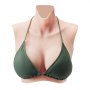 VEVOR High-Cuff Silicone Artificial Breast Prostheses, C-Cup, Realistic Skin, Silicone Filled, High Elasticity, for Crossdressers, Transgender, Amateurs, Cosplay, Drag Queens, Ivory