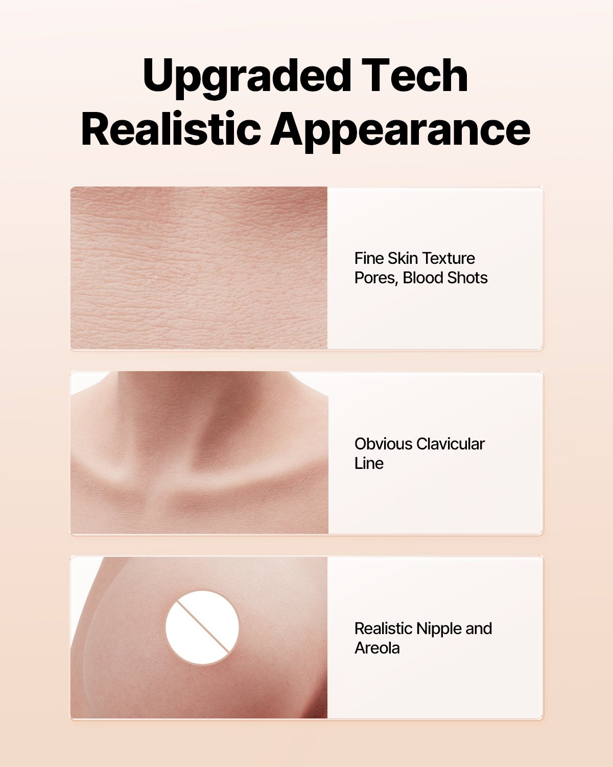 VEVOR Pechos Falsos de Silicona Copa C Cuello Alto Coraza de Silicona Formas de Pecho Relleno de Silicona Líquida Pechos Artificiales para Cosplay de Transexuales, Drag Queens, Color Marfil