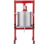 VEVOR Hydraulic Fruit Wine Press, 7.93Gal/30L, Stainless Steel Heavy Duty Manual Juice Maker, Cider Apple Grape Vegetable Crusher, Cheese/Tincture/Herbal Press, with 2 Filter Bags, for Kitchen Home