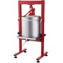 VEVOR Hydraulic Fruit Wine Press, 7.93Gal/30L, Stainless Steel Heavy Duty Manual Juice Maker, Cider Apple Grape Vegetable Crusher, Cheese/Tincture/Herbal Press, with 2 Filter Bags, for Kitchen Home