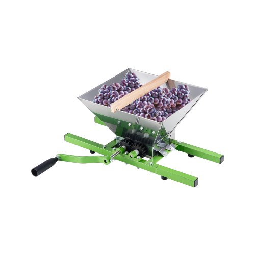 VEVOR Trituradora de Frutas y Manzanas para Sidra de Vino 7 L Acero Inoxidable