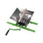 VEVOR Triturador de Frutas y Manzanas 7 L, Molinillo Manual Grande, Raspador de Frutas Acero Inoxidable para Prensar Vino, Sidra, Manzanas y Uvas, con Mango de Rodillo, Verde, 570 x 510 x 260 mm