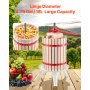 VEVOR Prensa Manual para Vino de Frutas Cesta de Madera 18 L 640 x 370 x 705 mm