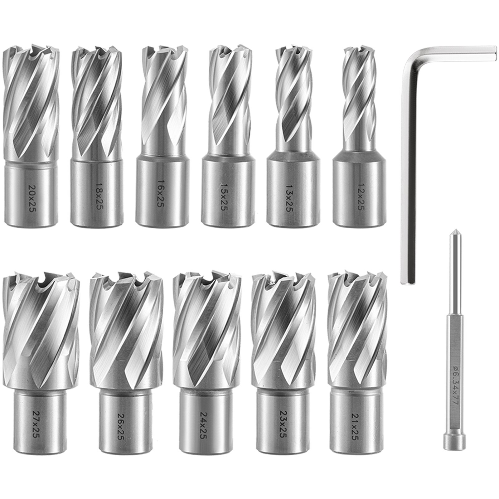 Vevor Perforadora De Hormigón Diamante 12000n Taladro Magnético Con 11pcs Brocas