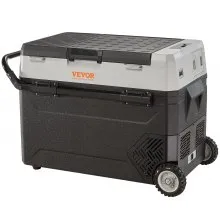 VEVOR Nevera Eléctrica Portátil de 38 L Nevera Camping de Viaje 12/24 V Cc 100-240 V Ca Nevera de Una Zona para Coche 0,708 kW.h Refrigerador Portátil