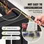 Jaula para perros resistente con soldadura láser VEVOR con estructura estable, apariencia elegante y bordes suaves.