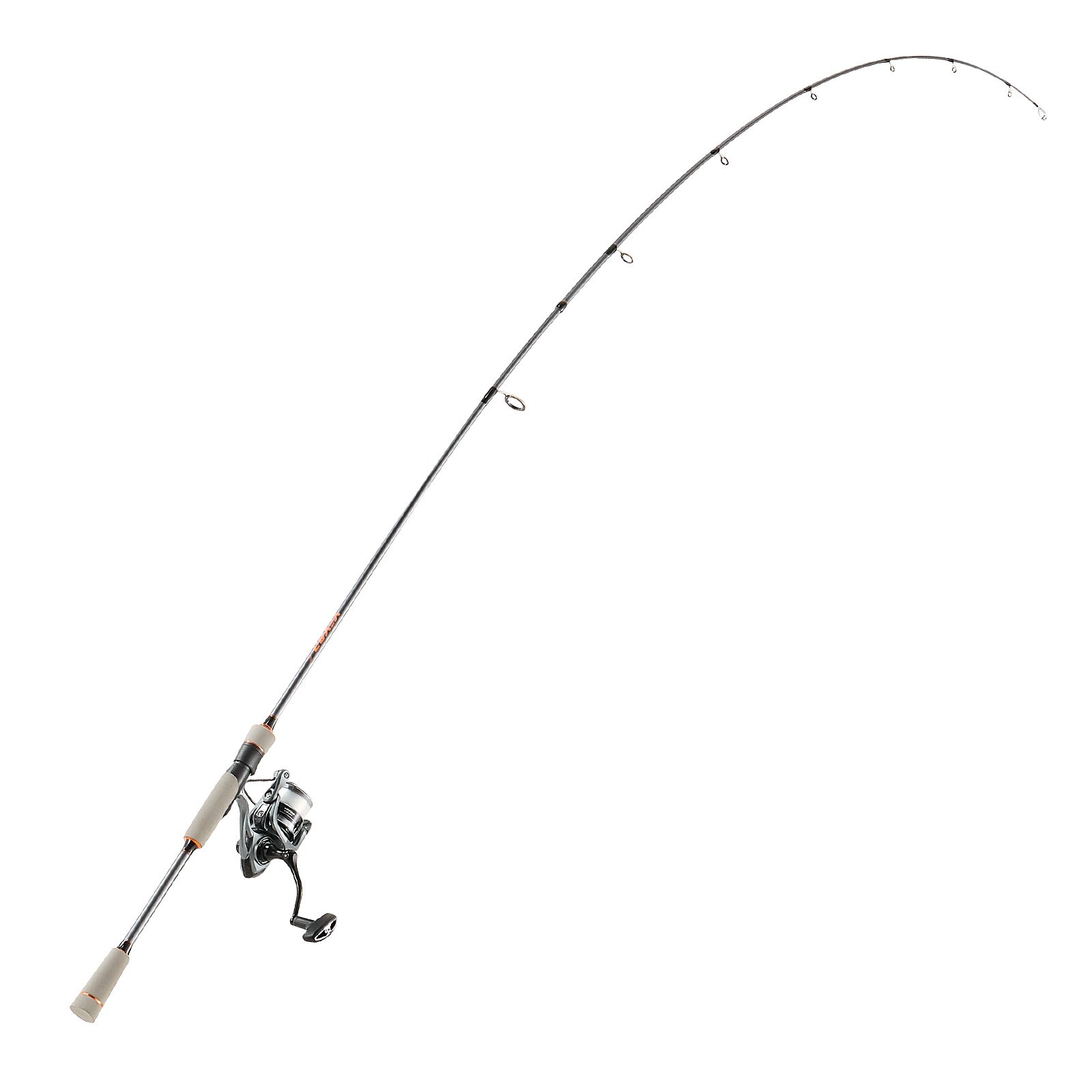 VEVOR Juego de Caña y Carrete Giratorio de Pesca, Caña de Dos Piezas de 2 m de Fibra de Vidrio y Fibra de Carbono, Rodamientos de Bolas 6+1, para Pesca en Agua Salada y Dulce, 2010 x 150 x 150 mm