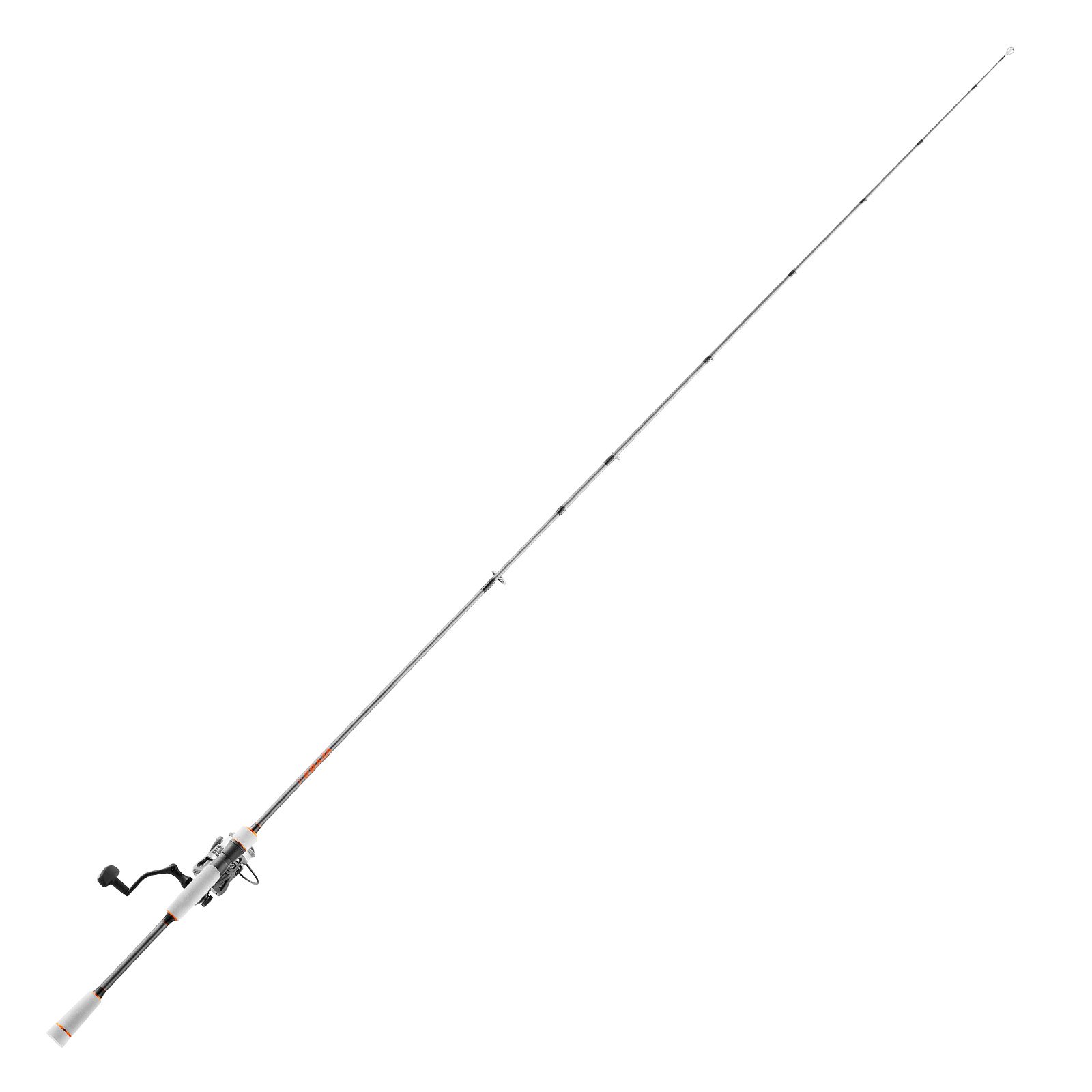 VEVOR Juego de Caña y Carrete Giratorio de Pesca, Caña de 2 uds de 2 m de Fibra de Vidrio y Fibra de Carbono, 7+1 Rodamientos de Bolas, para Agua Salada y Dulce, Resistencia de la Varilla Media