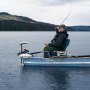 VEVOR Motor Eléctrico para Pesca de Arrastre, 25 kg de Empuje con GPS, para Barco de Agua Salada 10 Velocidades Montado en Proa con Control Remoto e Indicador de Batería LCD, 1245 x 680 x 210 mm