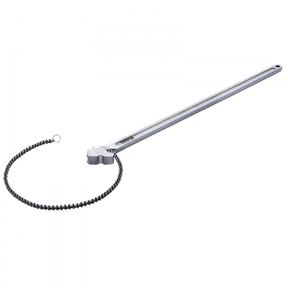 VEVOR Llave de Cadena 48" Capacidad de 13,4" de Diámetro Llave de Herramienta de Instalación de Tuberías Reversible CRV con Mandíbula de Alta Resistencia Mango Ergonómico para Instalación de Tuberías