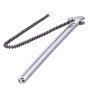 VEVOR Chain Wrench, 48 Inch Chain Pipe Wrench, 13.4 Inch Diameter Capacity, CRV Reversible Pipe Fitting Wrench with High-Strength Jaw and Ergonomic Handle, for Pipe Installation