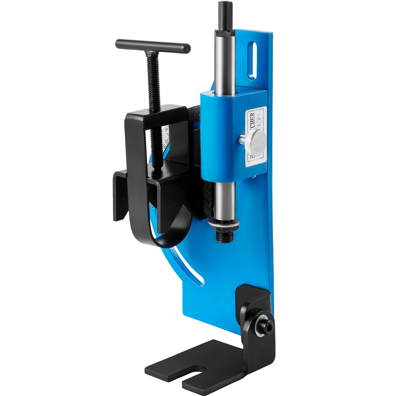 VEVOR Tubo Notcher Capacidad máx. de 2 1/8" Kit de Notcher para Tubos y Tuberías 0-60 grados Flexible 10 Sierras de Calado Cortadora de Tubos Notcher Acero para Cortar Metal, Madera y Tableros de PVC